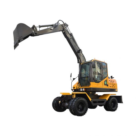 7ton mini wheel excavator